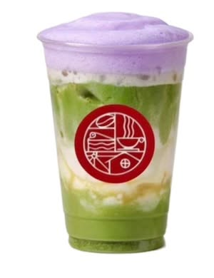 Honey Matcha Latte served in a Lika's Bakery cup